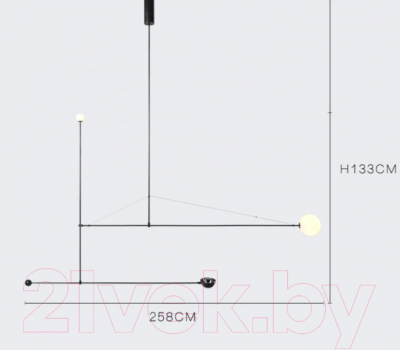Люстра Imperiumloft LINES-10 / 140825-26