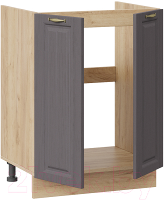 Шкаф под мойку ТриЯ Лина 1Н6М (дуб крафт золотой/графит)