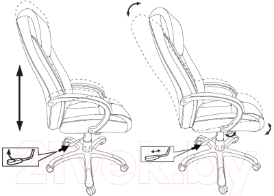 Кресло офисное Бюрократ T-9922N