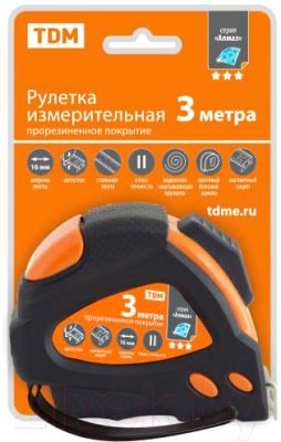 Рулетка TDM Алмаз SQ1018-0109