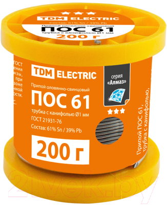 Припой TDM Алмаз ПОС 61 / SQ1025-0305 - фото