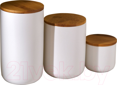 Набор емкостей для хранения No Brand CD005КБ (белый) - фото