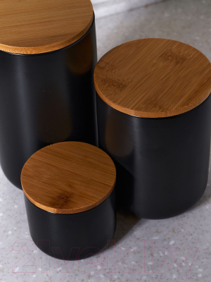 Набор емкостей для хранения No Brand CD005КЧ (черный)