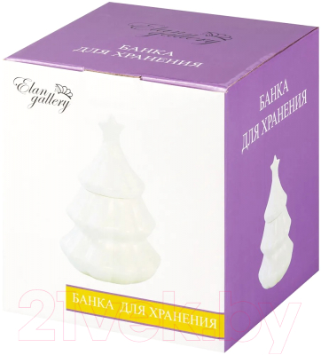 Емкость для хранения Elan Gallery Новогодняя елка / 950169