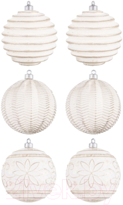 Набор шаров новогодних Elan Gallery Винтаж / 970068 - фото