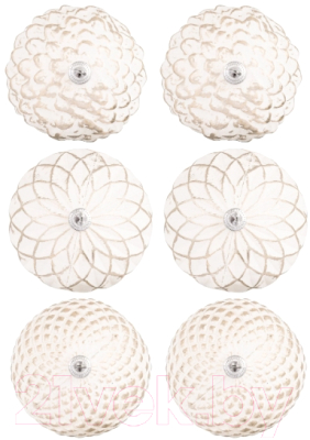 Набор шаров новогодних Elan Gallery Винтажные узоры / 970069