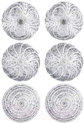 Набор шаров новогодних Elan Gallery Полоски / 970073