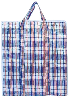 Сумка хозяйственная Рыжий кот Клетка / 8580 - фото
