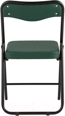 Стул складной Stool Group Джонни (экокожа зеленый/черный матовый)