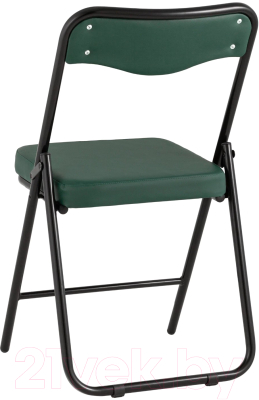 Стул складной Stool Group Джонни (экокожа зеленый/черный матовый)