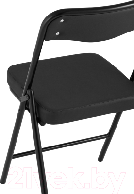 Стул офисный Stool Group Джонни (экокожа черный/черный матовый)