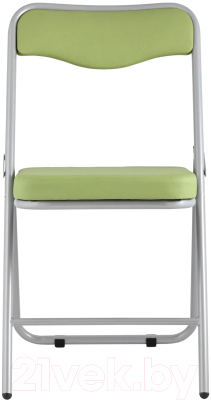 Стул складной Stool Group Джонни (экокожа салатовый/металлик)
