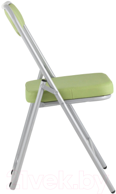 Стул складной Stool Group Джонни (экокожа салатовый/металлик)