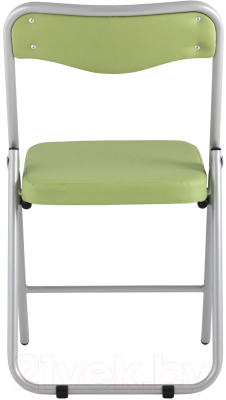 Стул складной Stool Group Джонни (экокожа салатовый/металлик)