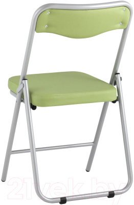 Стул складной Stool Group Джонни (экокожа салатовый/металлик)