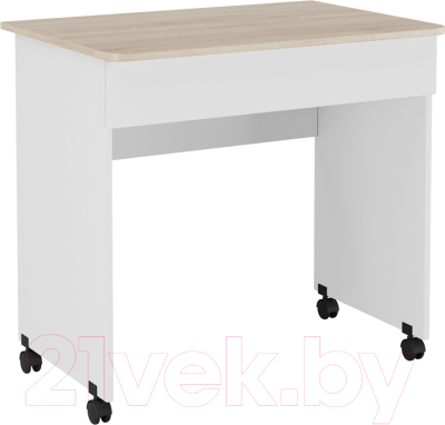 Компьютерный стол ТриЯ Diamond тип 2 (дуб сонома/белый) - фото