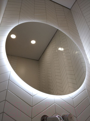 Зеркало Пекам Ring Fly 90x90 / ringFly-90x90 (с подсветкой)