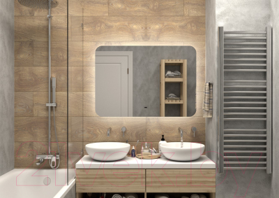 Зеркало Континент Burzhe Led 100x70