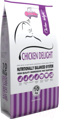 Сухой корм для кошек Quick-Paw Premium Chicken Delight - фото
