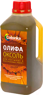 Олифа Colorika Оксоль Натуральная для наружных и внутренних работ - фото