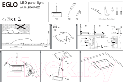 Точечный светильник Eglo Fueva 1 94061