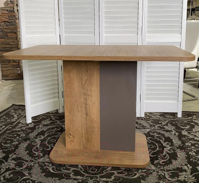 Обеденный стол M-City Next 110 / DEDNEXTKAN110 (дуб канзас/вольфрам)