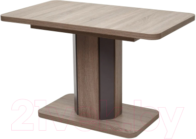 Обеденный стол M-City Stork 120 / DEDSTORKOAKKAN120 (дуб канзас/вольфрам) - фото