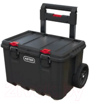 Ящик для инструментов Keter Stack n Roll Cart Black / 17210777 - фото