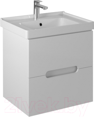Тумба с умывальником Briz Пола Грэйс 60 / 236 03-18060-15 00 БЕЛ - фото