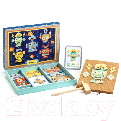 Конструктор Djeco Роботы / 06646