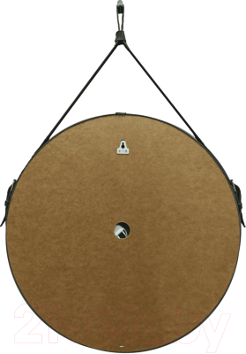 Зеркало Континент Millenium Black Led D 65 (натуральная кожа, черный)