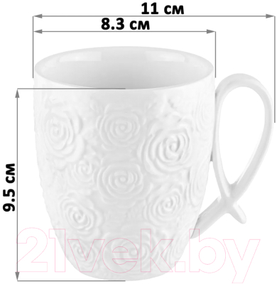 Набор кружек Elan Gallery Розы / 540333