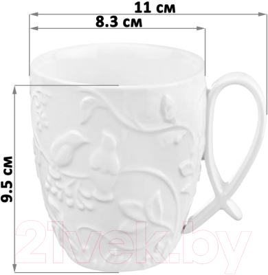 Набор кружек Elan Gallery Птички на ветке / 540334