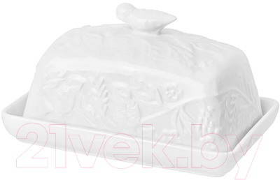 Масленка Elan Gallery Птички на ветке / 540202 - фото