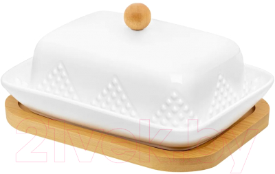 Масленка Elan Gallery Ромбики / 540510 - фото