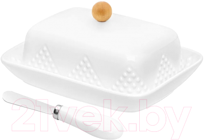 Масленка Elan Gallery Ромбики / 540509 - фото