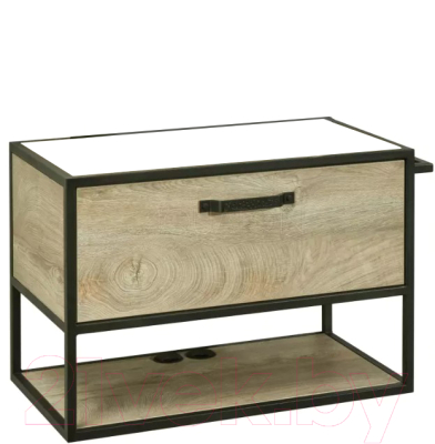 Тумба с умывальником Акватон Лофт Фабрик 80