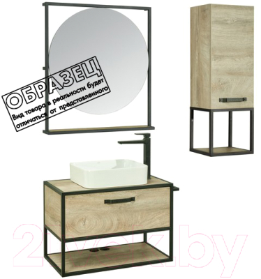 Тумба с умывальником Акватон Лофт Фабрик 80