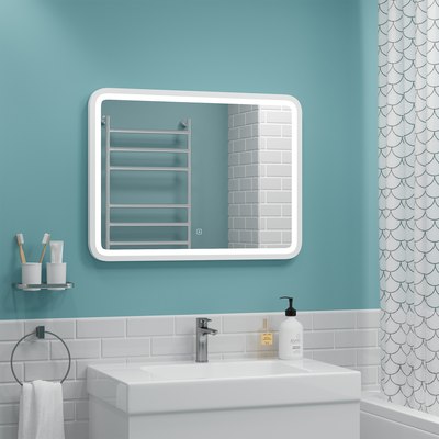 Зеркало Континент Enjoy White Led 80x60