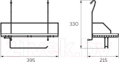 Полка многоцелевая на рейлинг Lemax MX-429