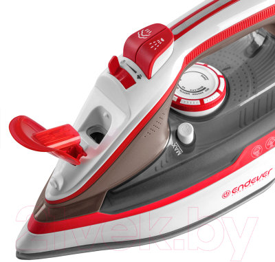 Утюг Endever Delta-223 (красный/белый)
