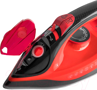 Утюг Endever Delta-224 (красный/черный)