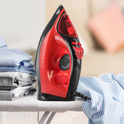 Утюг Endever Delta-224 (красный/черный)