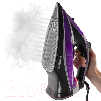 Утюг Endever Delta-222 (фиолетовый/черный)