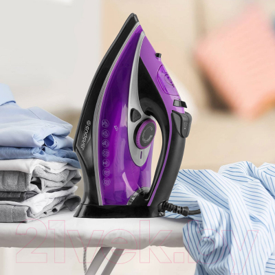 Утюг Endever Delta-222 (фиолетовый/черный)