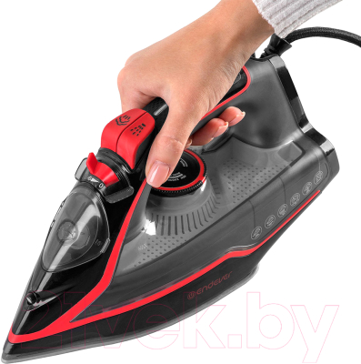 Утюг Endever Delta-216 (черный/красный)