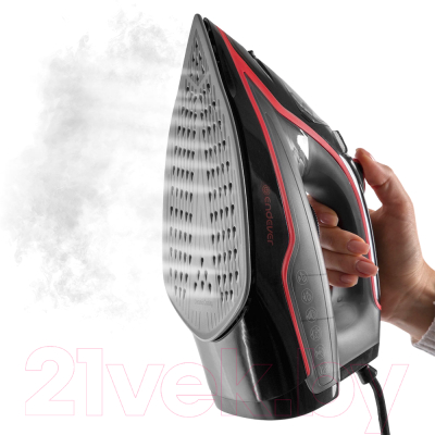 Утюг Endever Delta-216 (черный/красный)