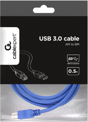 Кабель Gembird CCP-USB3-AMBM-0.5M