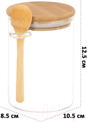 Емкость для хранения Elan Gallery Crystal glass / 240160