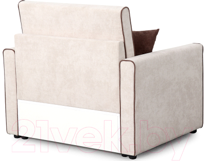 Кресло-кровать Мебельград Скаут Стандарт (торонто светло-бежевый/торонто коричневый)